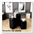 Expositor Stand Acrílico Premium Preto Brilho - 40cm x 1,30m - Imagem 2