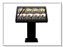 Totem Expositor de Cardápio P/8 Folhas A4 Acrílico Preto Auto Brilho - Imagem 3