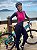 macaquinho calça ciclismo feminino manga longa rosado marine 1229 m14 - Imagem 1