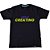 Camiseta Calma Creatino Preta - Imagem 1