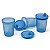 Kit com 3 Copos de Transição 250ml Azul - Clingo - Imagem 5