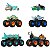 HOT WHEELS MONSTER TRUCKS - SHARKS Vs. DINOS - JGD68 - MATTEL - Imagem 3