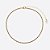 Colar Chocker Trançada Fina Básica Ouro - Imagem 1