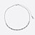 Colar Choker Rigida Básica Prata - Imagem 1