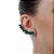 Brinco Ear Cuff Emerald Dinasty Prata - Imagem 2