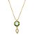 Colar Pingente Peridot Vitrais Ouro - Imagem 1