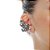 Brinco Ear Cuff Conceito Hanami Prata - Imagem 2