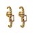 Brinco Ear Hook Carré Empire Ouro - Imagem 1