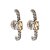 Brinco Ear Hook Navete Empire Prata - Imagem 1