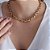 Colar Chocker Grumet Básica Ouro - Imagem 2