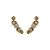 Brinco Earcuff Parintins Ouro - Imagem 1