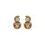 Brinco Formas Pitanga Ouro - Imagem 1