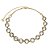 Colar Choker Cristal Cobogó Ouro - Imagem 1
