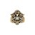 Anel Flor Cobogó Ouro - Imagem 3