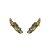 Brinco Earcuff Tropicana Ouro - Imagem 1