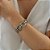 Pulseira Conceito Macramê Prata - Imagem 2