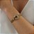 Pulseira Design Macramê Ouro - Imagem 2