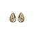 Brinco Gota Semea Ouro - Imagem 1