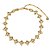 Colar Choker Flor Dália Ouro - Imagem 1