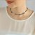 Colar Choker Delicada Floare Prata - Imagem 2