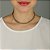 Colar Choker Flor Black Diamond Luminatti Ouro - Imagem 2