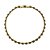 Colar Choker Flor Black Diamond Luminatti Ouro - Imagem 1