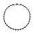 Colar Choker Flor Black Diamond Luminatti Prata - Imagem 1