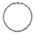 Colar Choker Flor Cristal Luminatti Prata - Imagem 1