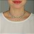 Colar Choker Flor Cristal Luminatti Prata - Imagem 2