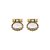 Brinco Midi Oval Ravello Ouro - Imagem 1
