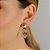 Brinco Pendente Midi Strass Ravello Ouro - Imagem 2