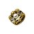 Anel Duplo Perla Ouro - Imagem 1