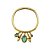 Pulseira Pendentes Garda Ouro - Imagem 1