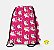 Mochilinha Esportiva Gatinhos fundo rosa - Imagem 1