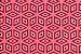 Tecido para Patchwork Geométrico Vermelho (0,50m x 1,50m) - Imagem 1