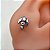 LUA C/ 3 ZIRCONIAS COD:161 - Imagem 2