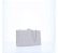 Bolsa Clutch Bauarte Feminina Transversal Luxo Festas Cor Prata - Imagem 1