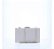 Bolsa Clutch Bauarte Feminina Transversal Luxo Festas Cor Prata - Imagem 2
