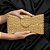 Bolsa Festa Strass Clutch Luxo Dourado Prata Laço Casamento - Imagem 1