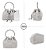 Bolsa Feminina Clutch Strass Brilho Madrinha E Festa Luxo - Imagem 4