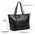 Bolsa De Lado Feminina Grande Sacola Couro Legitimo 100% - Imagem 7