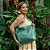Bolsa Feminina Retrô Viver Couro Legítimo Elegante Vintage Cor Bali & Verde Folha - Imagem 3