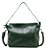 Bolsa Feminina Retrô Viver Couro Legítimo Elegante Vintage Cor Bali & Verde Folha - Imagem 4