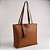Bolsa Shopper Feminina Grande Caderno Notebook Marrom Oferta - Imagem 1