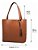 Bolsa Shopper Feminina Grande Caderno Notebook Marrom Oferta - Imagem 6