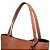 Bolsa Shopper Feminina Grande Caderno Notebook Marrom Oferta - Imagem 2
