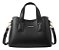 Bolsa Tote MOSSDOOM Transversal para Mulheres de Couro Preto Lisa com Zíper - Imagem 1