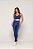 TOP AZUL COM LAVANDA - Imagem 1