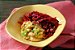 Estrogonofe de frango light e arroz integral colorido - Imagem 1