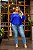 Blusa Miami Blue Plus Size - Imagem 1
